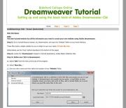 Dreamweaver tutorial